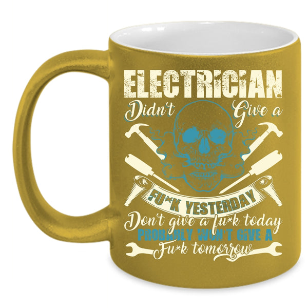 Electrician Coffee Mug, Cool Gift For Electricians Coffee Cup