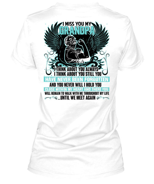 I Miss You My Grandpa T Shirt, I Love Grandpa T Shirt