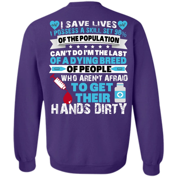 Being A Doctor T Shirt, I Love Nursing Sweatshirt