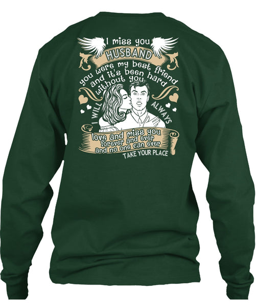 I Miss You Husband T Shirt, Love And Miss You T Shirt