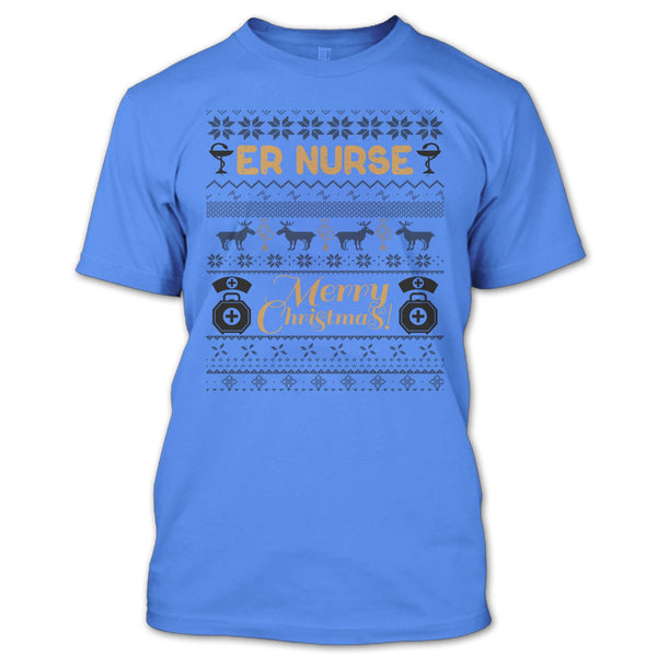 Er Nurse T Shirt, Gift For Merry Christmas T Shirt