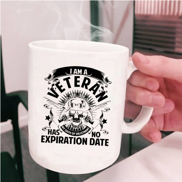 Cool Gift For Veterans Coffee Mug, I Am A Veteran Cup