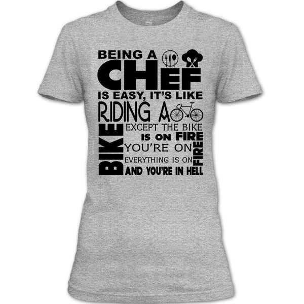 Being A Chef Is Easy T Shirt, I'm A Coolest Chef T Shirt