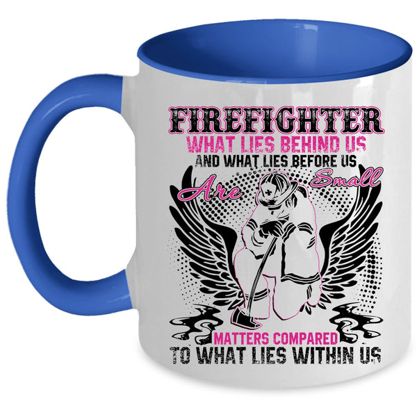 Cool Gift For Firefighters Coffee Mug, Firefighter Accent Mug