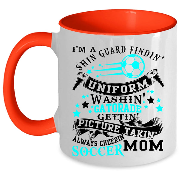 Cute Soccer Mom Coffee Mug, I'm A Soccer Mom Accent Mug