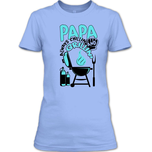 Papa Always Chikkin' T Shirt, Gift For Papa T Shirt