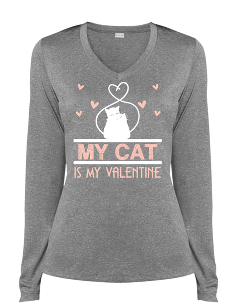 My Cat Is My Valentine T Shirt, I Love Cat T Shirt