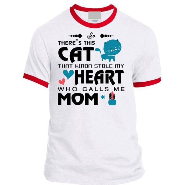 There's This Cat That Kinda Stole My Heart T Shirt, Calls Me Mom T Shirt, My Favorite T Shirt