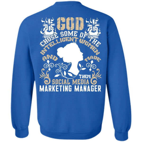 Intelligent Women T Shirt, I Love Manager Sweatshirt