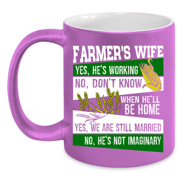 Farmer's Wife Coffee Mug, Gift For Wedding Coffee Cup
