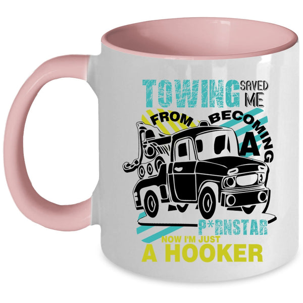 Become Tow Truck Driver Coffee Mug, Cool Towing Accent Mug
