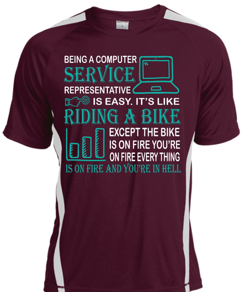 Being A Computer Service Representative Is Easy T Shirt, Job T Shirt