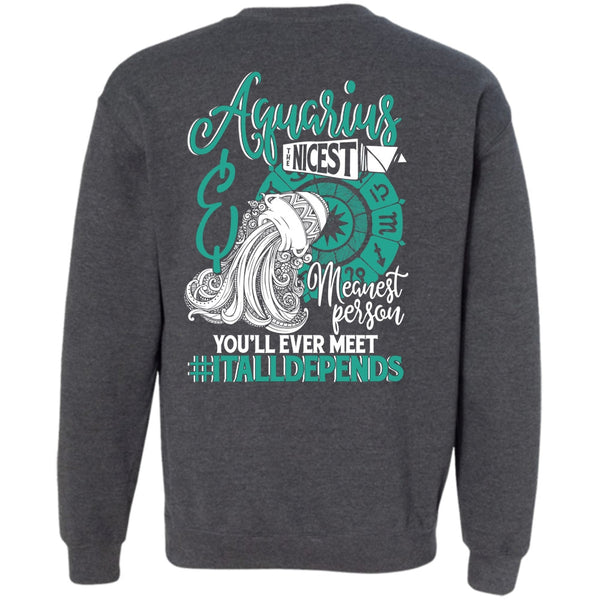 Being An Aquarius T Shirt, I Love Aquarius Sweatshirt