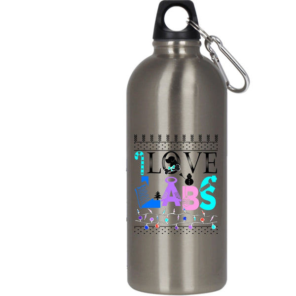 Love Labs 20 oz Stainless Steel Bottle,Christmas Gift For Son Outdoor Sports Water Bottle