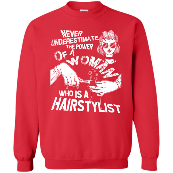 Woman Who Is A Hair Stylist T Shirt, Coolest Hair Stylist Sweatshirt