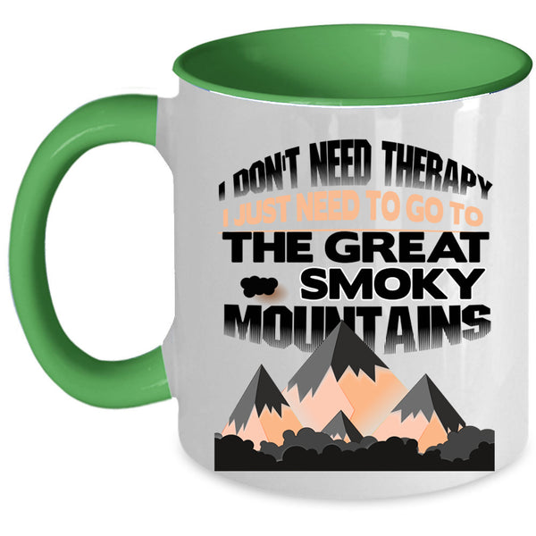 Outdoor Coffee Mug, Go To The Great Smoky Mountains Accent Mug
