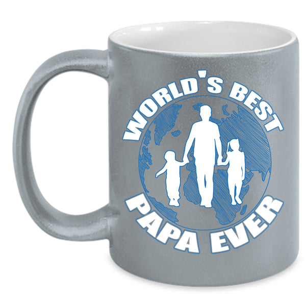 World's Best Papa Ever Coffee Mug, Awesome Papa Coffee Cup