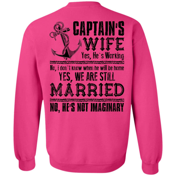 I Love Husband T Shirt, Captain's Wife Sweatshirt
