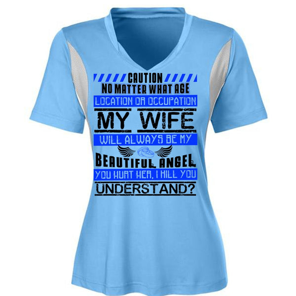 My Wife Will Always Be My Beautiful Angel T Shirt, You Hurt Her T Shirt