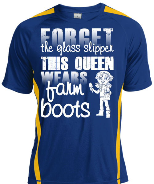 Forget The Glass Slipper T Shirt, This Queen Wears Farm Boots T Shirt, Cool Shirt