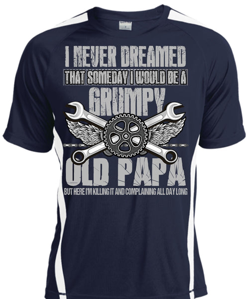 I Would Be A Grumpy Old Papa T Shirt, I Never Dreamed T Shirt, Cool Shirt