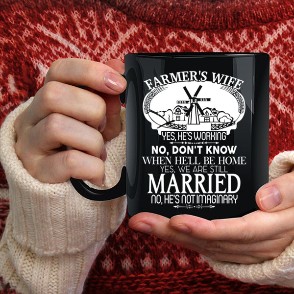 Farmer's Wife Coffee Mug, Cute Gift For My Wife Coffee Cup