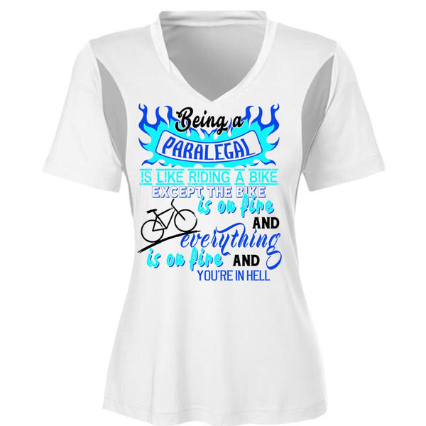 Being A Paralegal Is Like Riding A Bike T Shirt, Career T Shirt