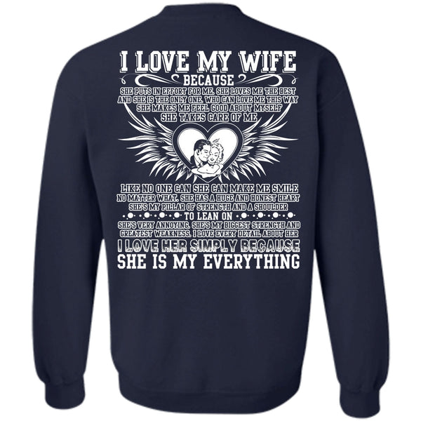 I Love her Simply T Shirt, I Love Husband Sweatshirt