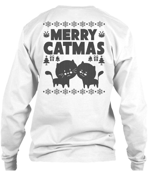Merry Catmas T Shirt, Noel Christmas T Shirt