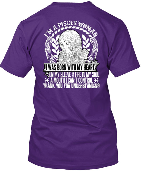 I'm A Pisces Woman T Shirt, Fire In My Soul T Shirt