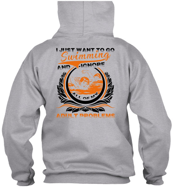 I Just Want To Go Swimming T Shirt, I Love Swimming T Shirt