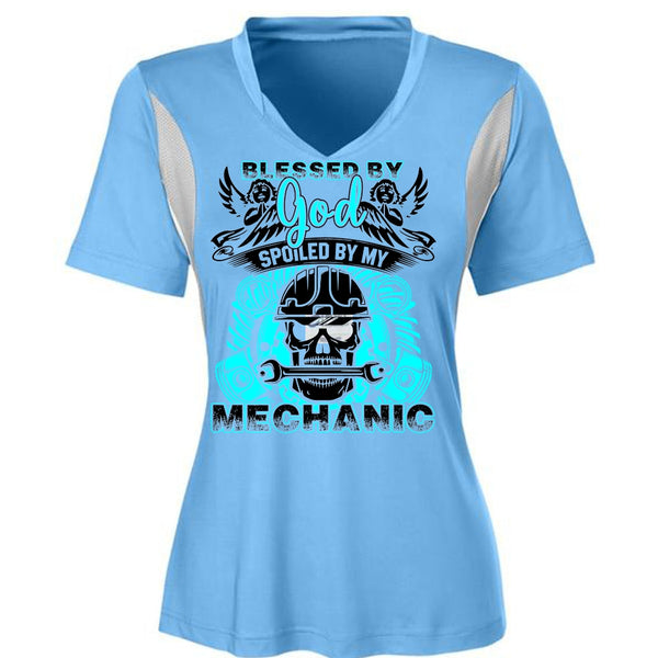 God Spoiled By My Mechanic T Shirt, Being A Mechanic T Shirt, Awesome T-Shirts