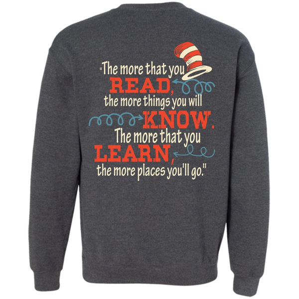 The Cat in the Hat T Shirt, You Will Know T Shirt, Read Across America Day 2018 Sweatshirt