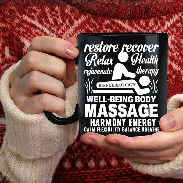 Funny Massage Theralist Coffee Mug, Cool Job Title Coffee Cup