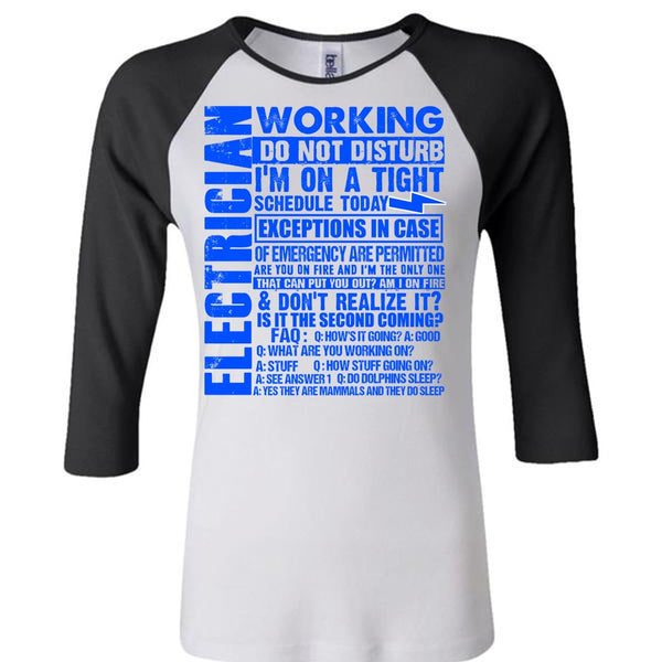 Electrician Working Do Not Disturb T Shirt, I Love Electrician T Shirt, Awesome T-Shirts