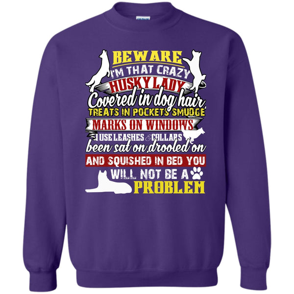 Coolest Husky Lady T Shirt, I Am A Dog Lover Sweatshirt