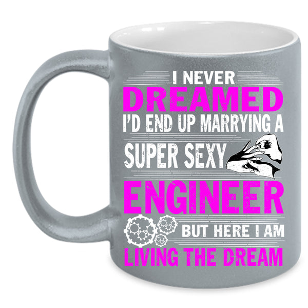 I'd End Up Marrying An Engineer Coffee Mug, Just Married Coffee Cup