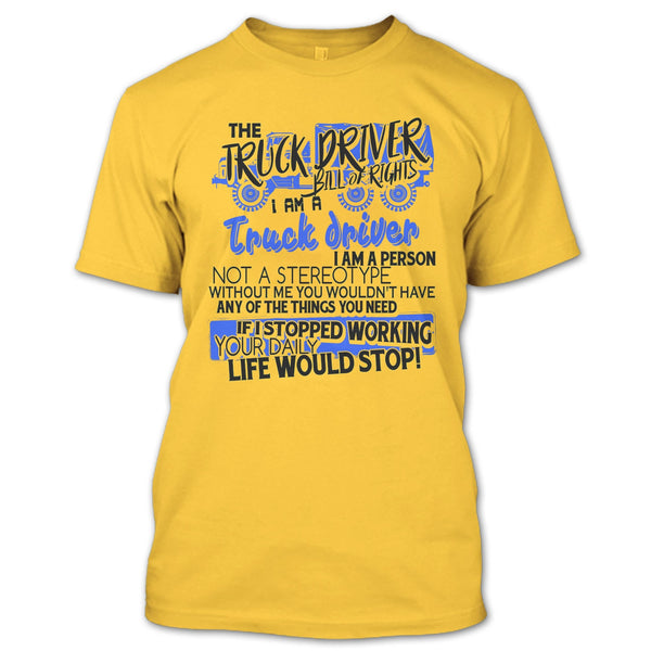 The Truck Driver T Shirt, Gift For Trucker T Shirt