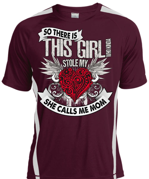 She Calls Me Mom T Shirt, This Girl Stole My Heart T Shirt, Cool Shirt