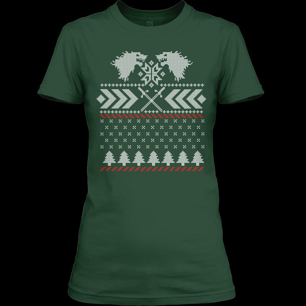 A black t-shirt with the shopify logo