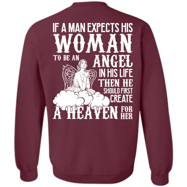 Create A Heaven T Shirt, I Love Wife Sweatshirt
