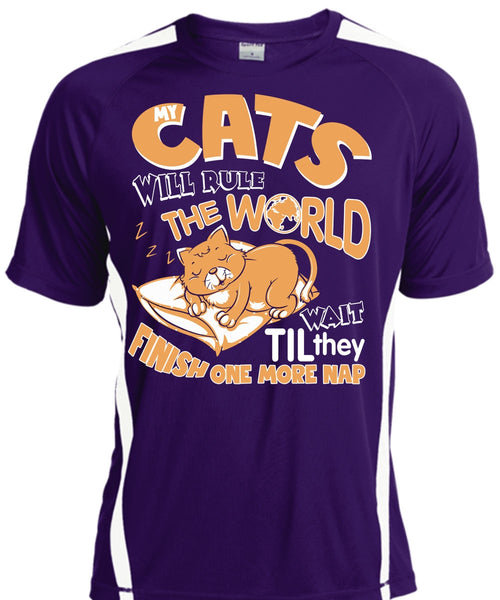 Cat's Will Rule The World T Shirt, They Finish One More Nap T Shirt, Cool Shirt