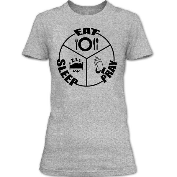 Eat Sleep Pray T Shirt, Gift For Prayer T Shirt