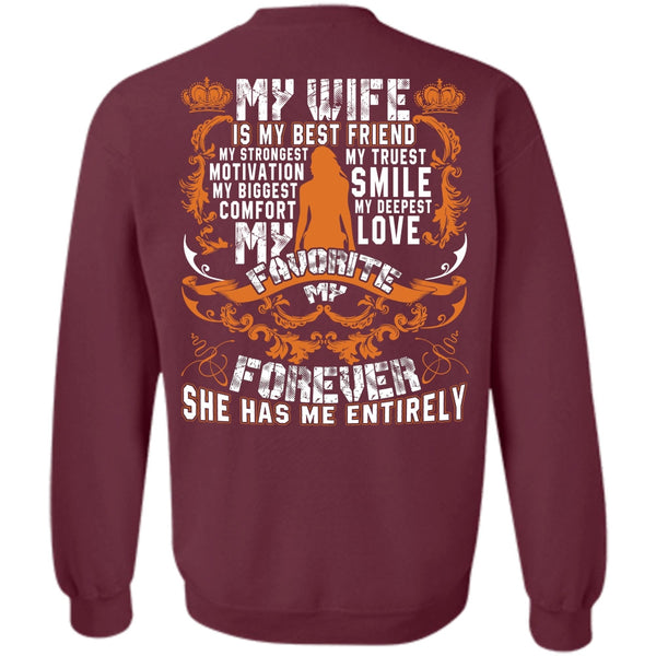 My Love My Favorite T Shirt, I Love Wife Sweatshirt