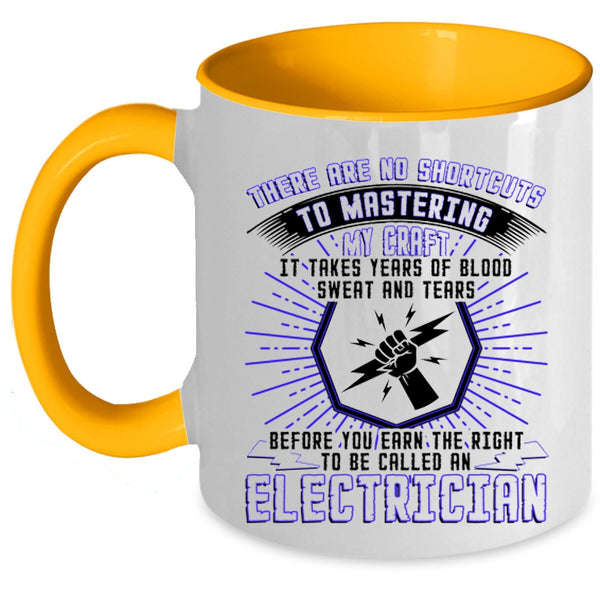 Awesome Electrician Coffee Mug, To Be Called An Electrician Accent Mug