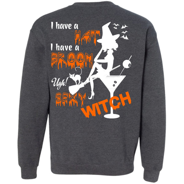 I Have A Broom T Shirt, Wait For Halloween Sweatshirt