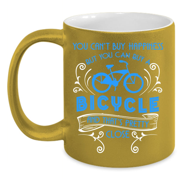 Bicycle Make Me Happy Coffee Mug, I Love Bicycle Coffee Cup