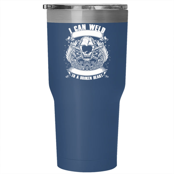 I Can Weld Anything From The Crack Of Dawn Tumbler 30 oz Stainless Steel, Cool Welders Travel Mug
