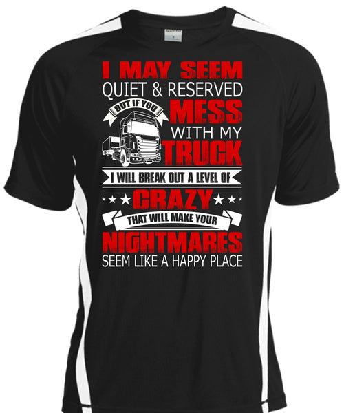 A black t-shirt with the shopify logo