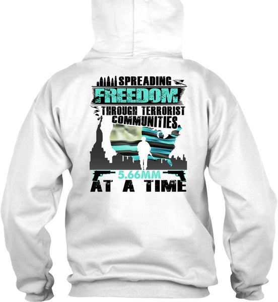 Spreading Freedom T Shirt, I Love Veteran T Shirt